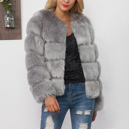 Women's faux fur coat