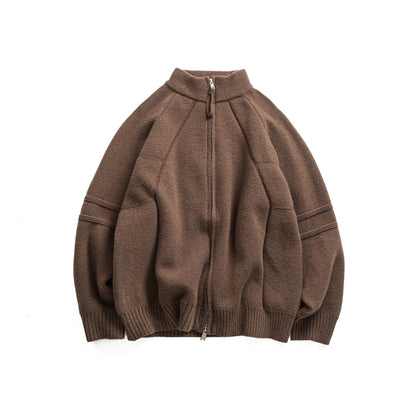 Minimalist Fashion Casual Loose Knit Coat for Men and Women
