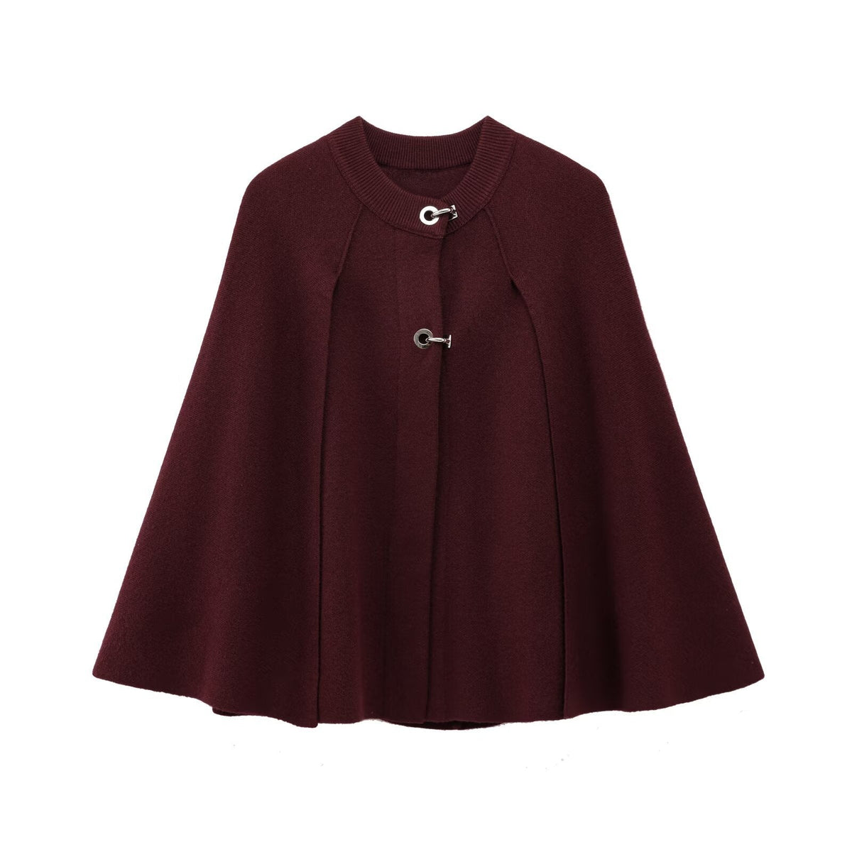 Women's Fashion Cloak Design Knitted Coat Coat Top