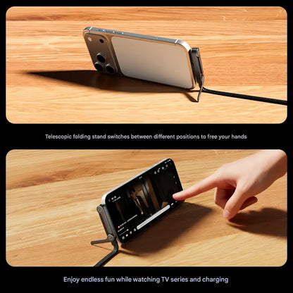 🔥 Buy 2 Get 1 Free | 2-in-1 Invisible Holder Charger Cable|240w super fast charging Fast Charging Cord