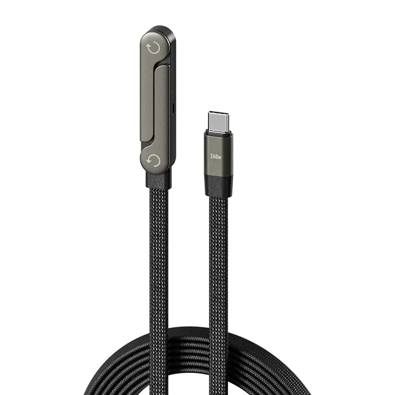 🔥 Buy 2 Get 1 Free | 2-in-1 Invisible Holder Charger Cable|240w super fast charging Fast Charging Cord
