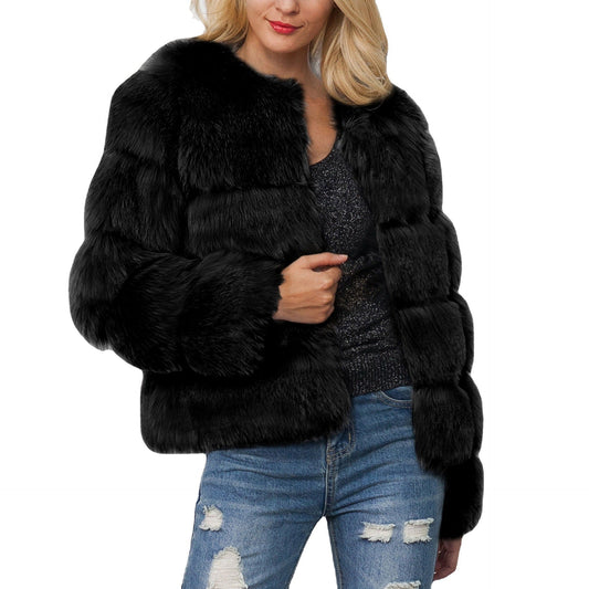 Women's faux fur coat