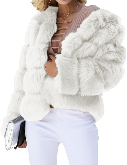 Women's faux fur coat